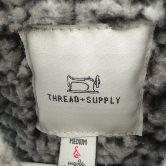 THREAD AND SUPPLY SHERPA VEST - Picture 6 of 6